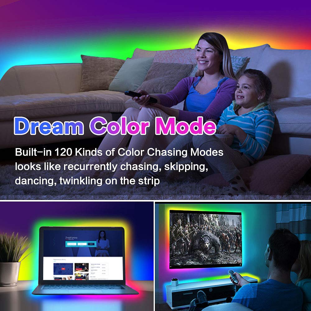 SP501E Color Chasing Alexa LED Strip Light Kit, 32.8Ft/10m Flexible Waterproof Digital Addressable RGB LED Rope Lights Working with iOS & Android FairyNest APP, Support Amazon Alexa SP501E Color Chasing Alexa LED Strip Light Kit, 32.8Ft/10m Flexible Waterproof Digital Addressable RGB LED Rope Lights Working with iOS & Android FairyNest APP, Support Amazon Alexa